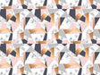 Peachy Shards Tile Vinyl Wrap Pattern~Rwraps Series 914 Digitally Printed Vinyl Wrap~0