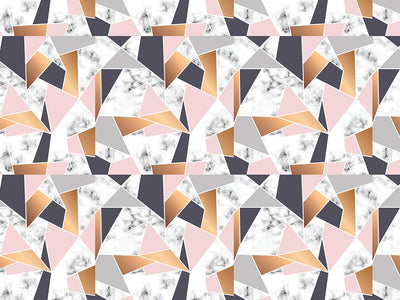 Peachy Shards Tile Vinyl Wrap Pattern~Rwraps Series 914 Digitally Printed Vinyl Wrap~0