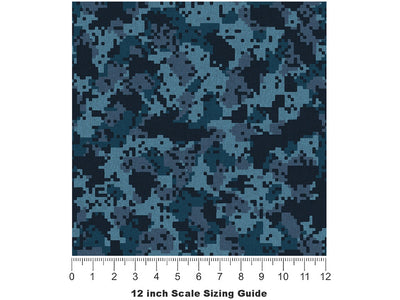Peacock DPM Camouflage Vinyl Film Pattern Size 12 inch Scale~Rwraps Peacock DPM Camouflage Sizing Chart~3