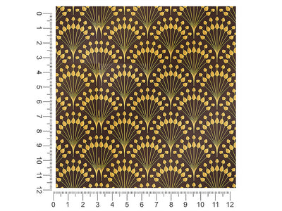 peacock tails art deco 1ft x 1ft Craft Sheets