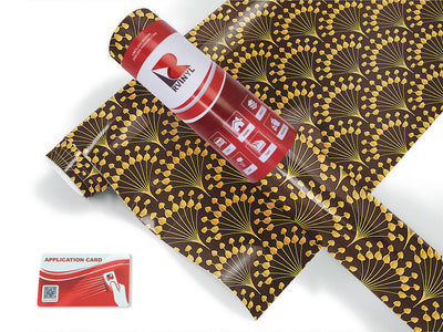 peacock tails art deco Craft Vinyl Roll