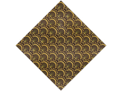 Peacock Tails Art Deco Vinyl Wrap Pattern