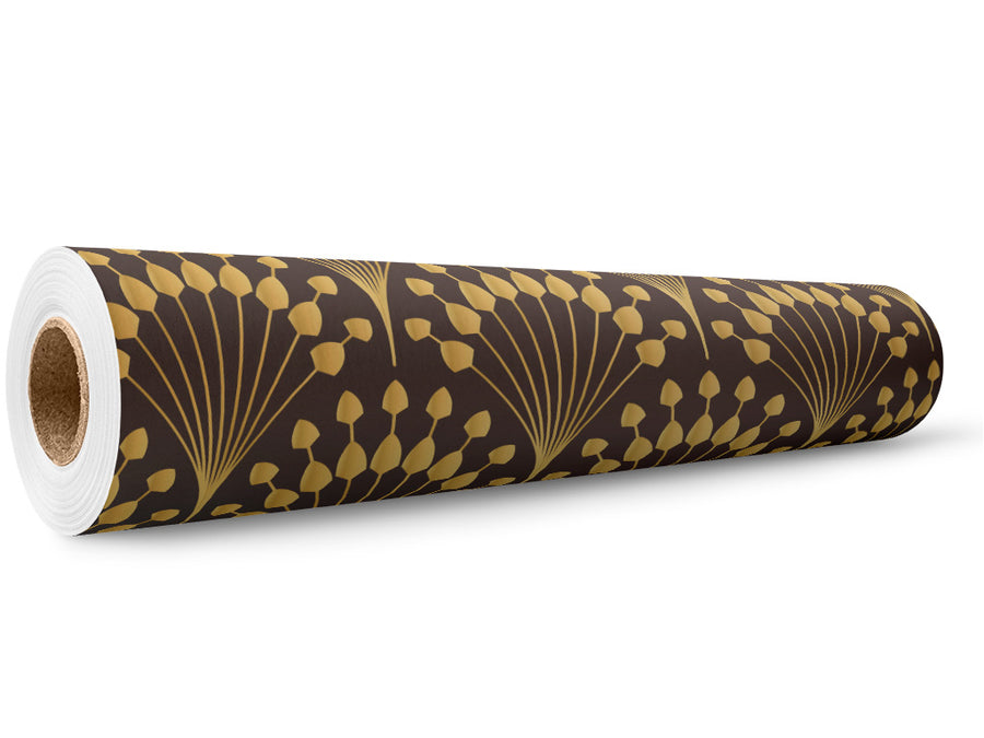 Peacock Tails Art Deco Wrap Film Wholesale Roll~Rwraps Series 914 Digitally Printed Vinyl Roll~5