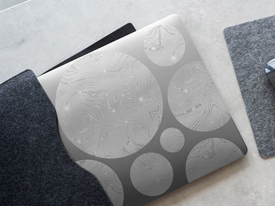 peacock throne gemstone films DIY Laptop Stickers