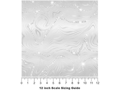 Peacock Throne Gemstone Vinyl Film Pattern Size 12 inch Scale~Rwraps Peacock Throne Gemstone Sizing Chart~2