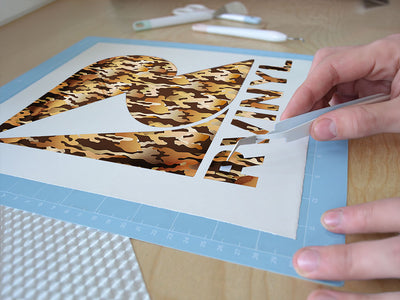 peanut hunter camouflage Easy Weed Craft Vinyl