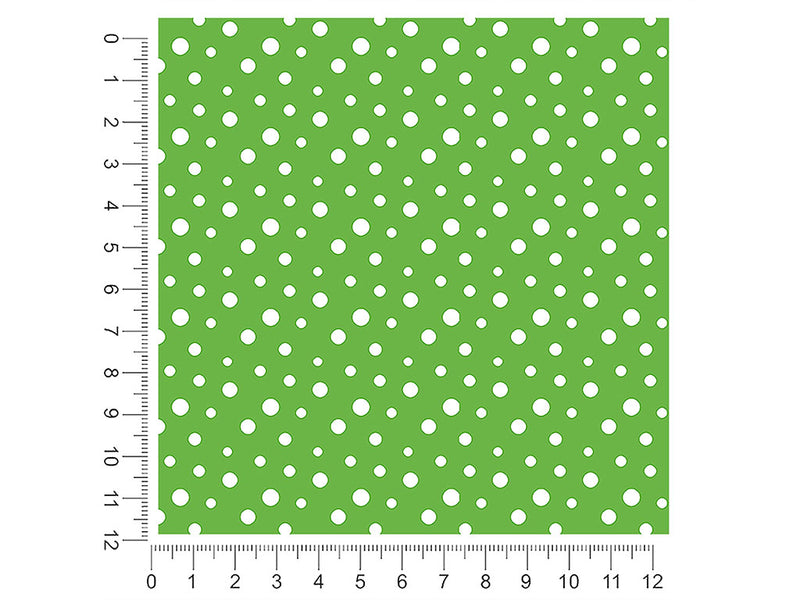 pear green polka dot 1ft x 1ft Craft Sheets