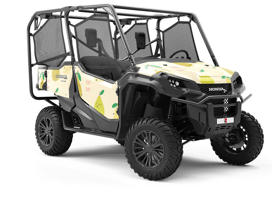 Pear Pleasantries Fruit Utility Vehicle Vinyl Wrap