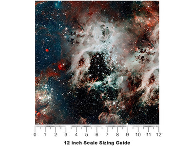 Pearl Nebula Science Fiction Vinyl Film Pattern Size 12 inch Scale~Rwraps Pearl Nebula Science Fiction Sizing Chart~2