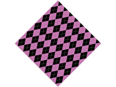 Pearlized Pale Argyle Vinyl Wrap Pattern