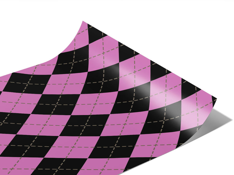 Pearlized Pale Argyle Vinyl Wraps~Rwraps Series 914 Digitally Printed Vinyl Wrap~0