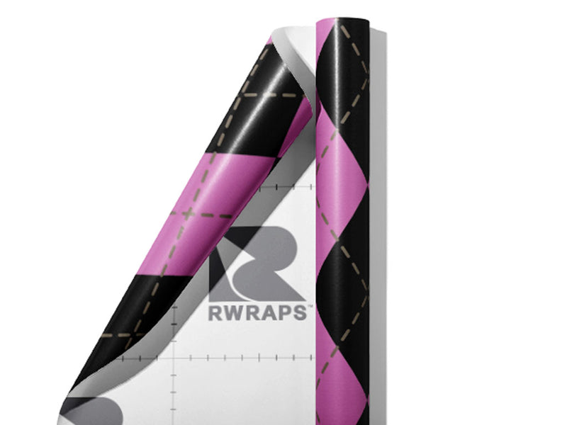 Pearlized Pale Argyle Wrap Film Sheets~Rwraps Series 914 Pearlized Pale Argyle Scrolled Sheet~3