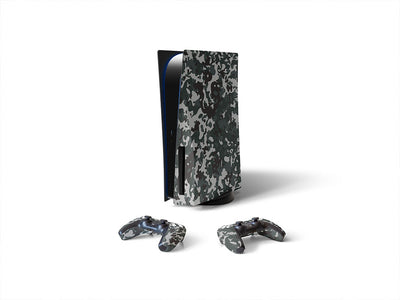 pebble flecktarn camouflage Sony PS5 DIY Skin