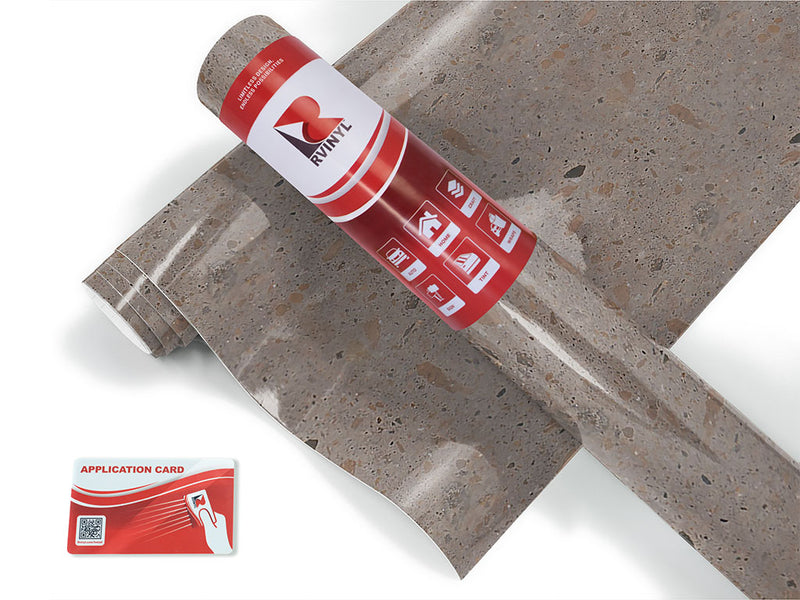 pecan adoquin stone Craft Vinyl Roll