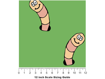 Peek-A-Boo Bug Vinyl Film Pattern Size 12 inch Scale~Rwraps Peek-A-Boo Bug Sizing Chart~2