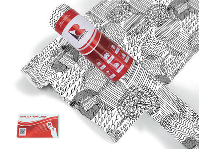 pencil skritches abstract geometric Craft Vinyl Roll