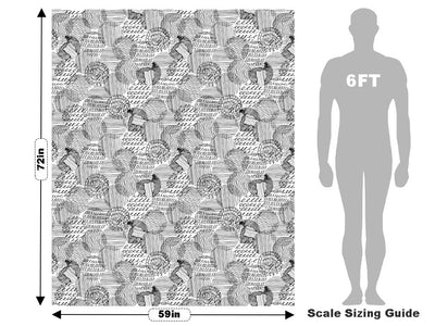 Pencil Skritches Abstract Vehicle Wrap Scale~Rwraps Series 914 Pencil Skritches Abstract Measurements~1