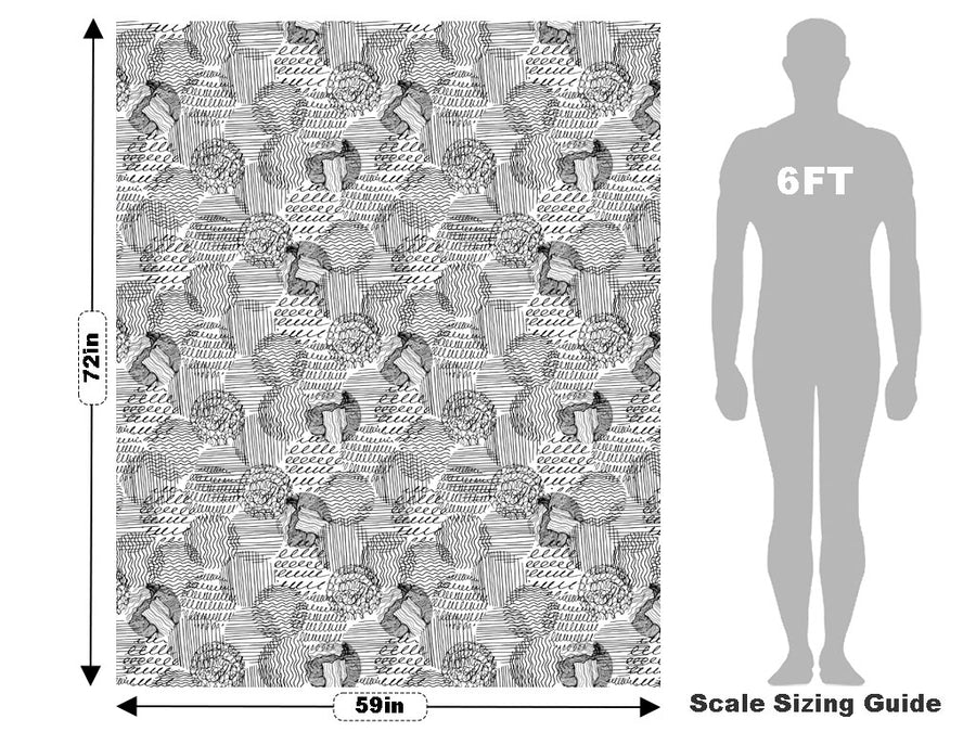 Pencil Skritches Abstract Vehicle Wrap Scale~Rwraps Series 914 Pencil Skritches Abstract Measurements~1