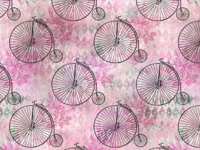 Penny Farthings Steampunk Vinyl Wrap Pattern~Rwraps Series 914 Digitally Printed Vinyl Wrap~0