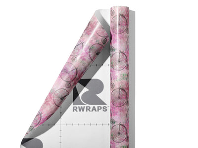 Penny Farthings Steampunk Wrap Film Sheets~Rwraps Series 914 Penny Farthings Steampunk Scrolled Sheet~3