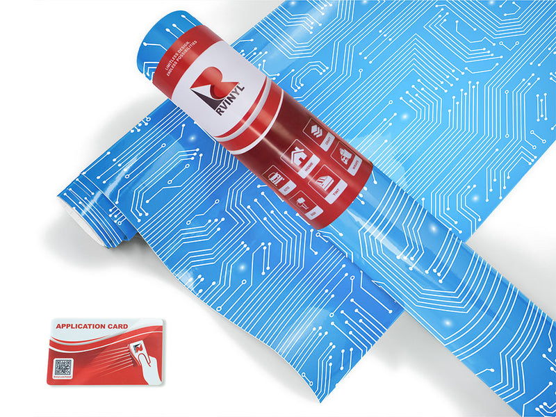 Perfect Blue Technology Jet Ski Vinyl Customized Wrap