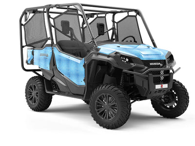 Perfect Blue Technology Utility Vehicle Vinyl Wrap
