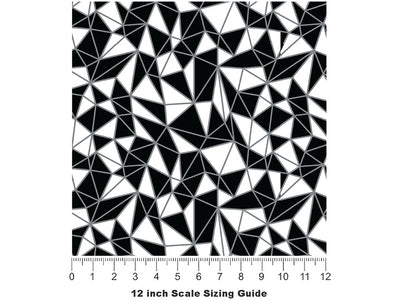 Perfect Pairing Mosaic Vinyl Film Pattern Size 12 inch Scale~Rwraps Perfect Pairing Mosaic Sizing Chart~2