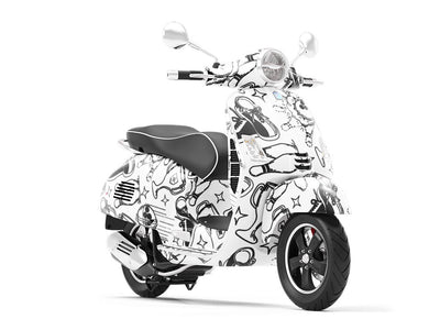 Perfect Strike Sport Vespa Scooter Wrap Film