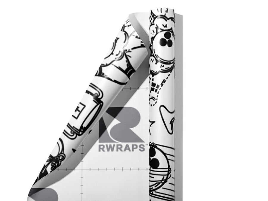 Perfect Strike Sport Wrap Film Sheets~Rwraps Series 914 Perfect Strike Sport Scrolled Sheet~3
