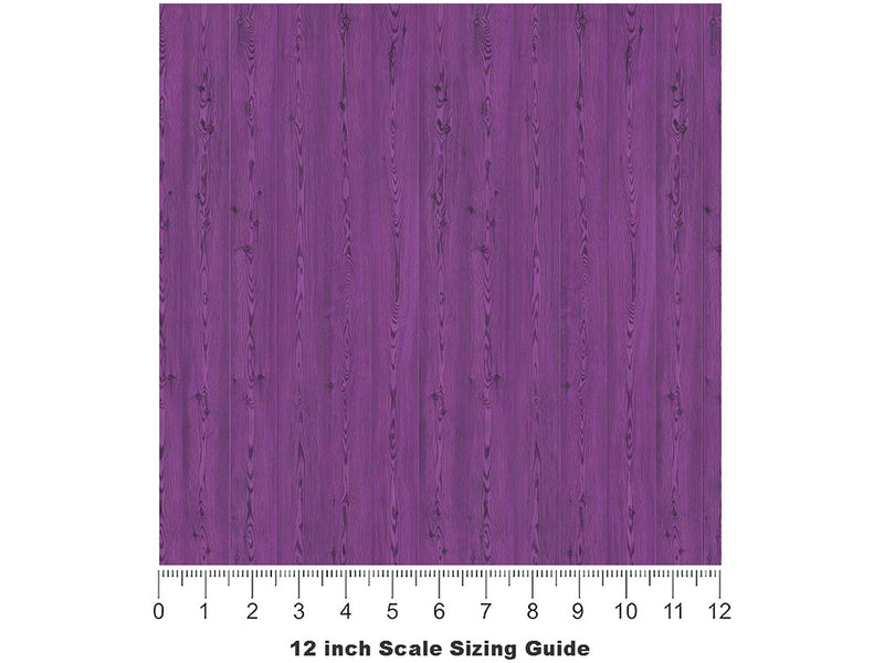 Periwinkle  Wood Plank Vinyl Film Pattern Size 12 inch Scale~Rwraps Periwinkle  Wood Plank Sizing Chart~3