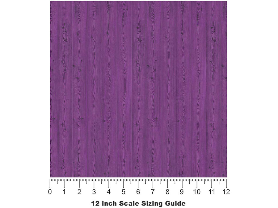 Periwinkle  Wood Plank Vinyl Film Pattern Size 12 inch Scale~Rwraps Periwinkle  Wood Plank Sizing Chart~3