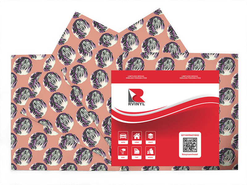 perseo radicchio vegetable Craft Vinyl Sheet Pack