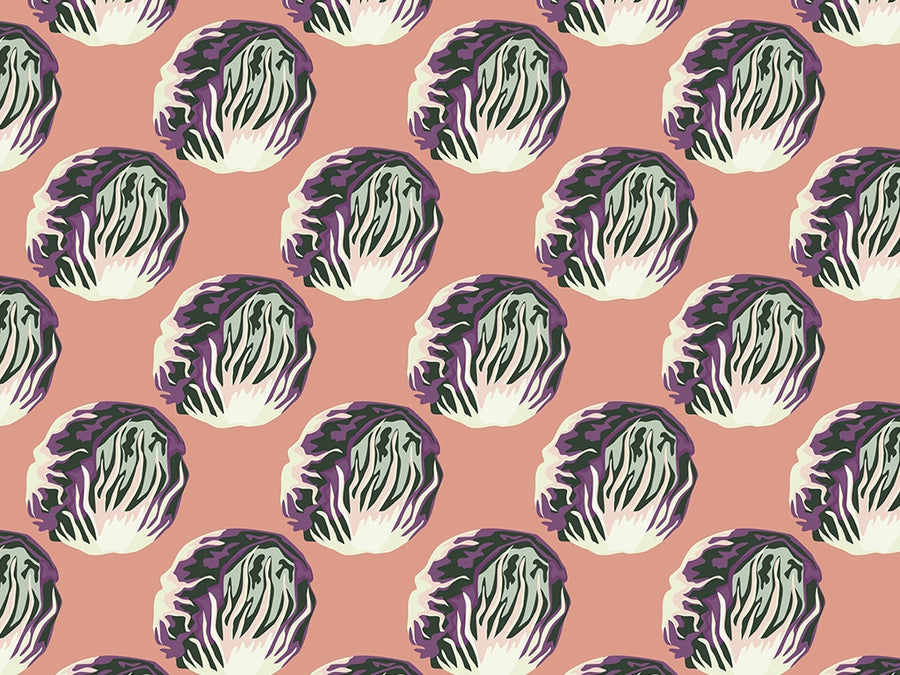 Perseo Radicchio Vegetable Vinyl Wrap Pattern~Rwraps Series 914 Digitally Printed Vinyl Wrap~0