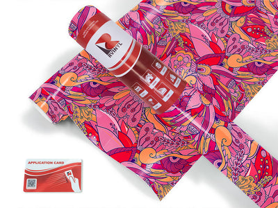 persephones pomegranate floral Craft Vinyl Roll