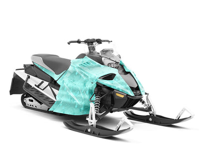Persian Pirouzeh Gemstone Custom Wrapped Snowmobile
