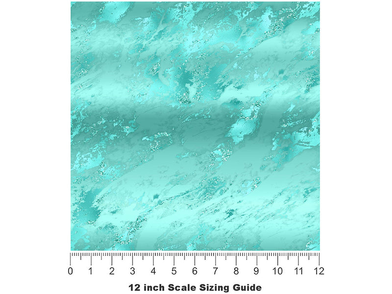 Persian Pirouzeh Gemstone Vinyl Film Pattern Size 12 inch Scale~Rwraps Persian Pirouzeh Gemstone Sizing Chart~2