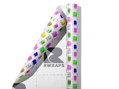 Personal Files Technology Wrap Film Sheets~Rwraps Series 914 Personal Files Technology Scrolled Sheet~4