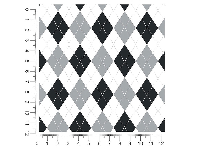 pesky pebbles argyle 1ft x 1ft Craft Sheets