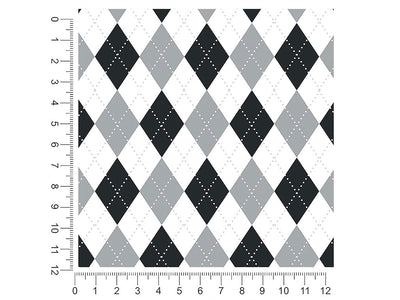 pesky pebbles argyle 1ft x 1ft Craft Sheets