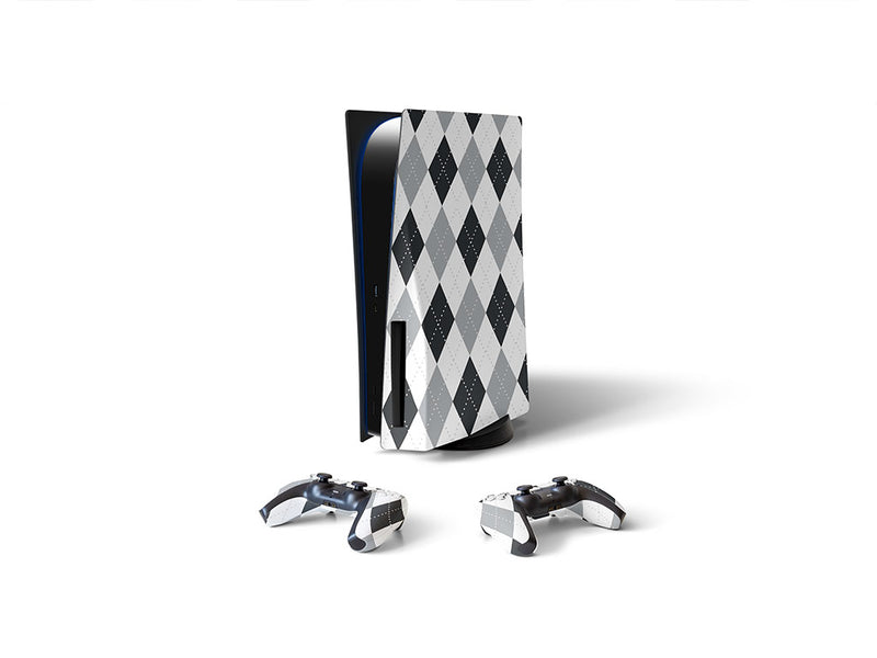 pesky pebbles argyle Sony PS5 DIY Skin
