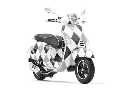 Pesky Pebbles Argyle Vespa Scooter Wrap Film