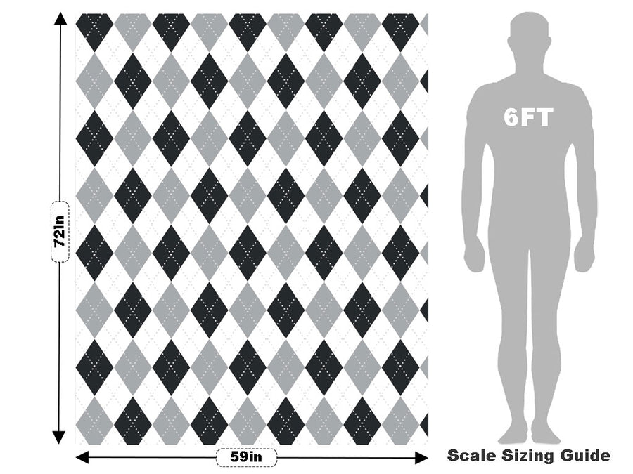 Pesky Pebbles Argyle Vehicle Wrap Scale~Rwraps Series 914 Pesky Pebbles Argyle Measurements~1