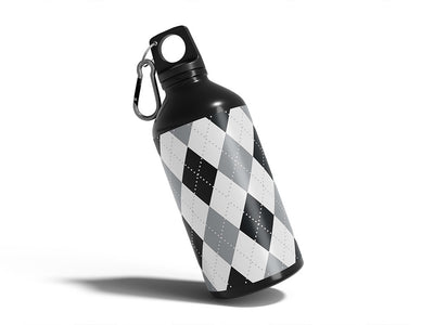 pesky pebbles argyle Water Bottle DIY Stickers