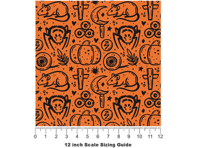 Pest Parade Spooky Fun Vinyl Film Pattern Size 12 inch Scale~Rwraps Pest Parade Spooky Fun Sizing Chart~2