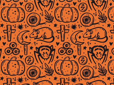 Pest Parade Spooky Fun Vinyl Wrap Pattern~Rwraps Series 914 Digitally Printed Vinyl Wrap~0