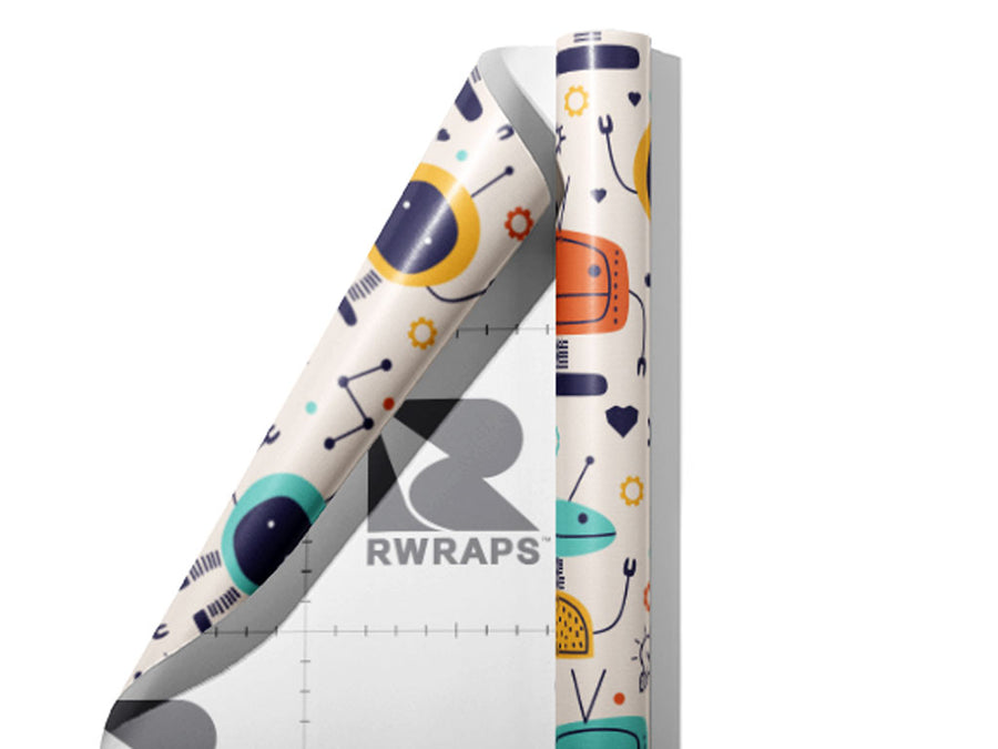 Pet TV Science Fiction Wrap Film Sheets~Rwraps Series 914 Pet TV Science Fiction Scrolled Sheet~3