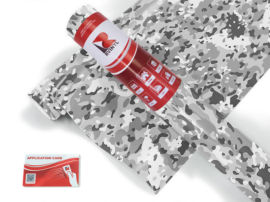 pewter multicam camouflage Craft Vinyl Roll