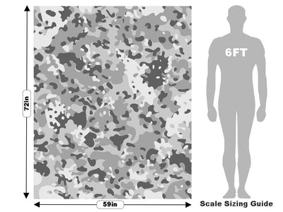 Pewter Multicam Camouflage Vehicle Wrap Scale~Rwraps Series 914 Pewter Multicam Camouflage Measurements~2