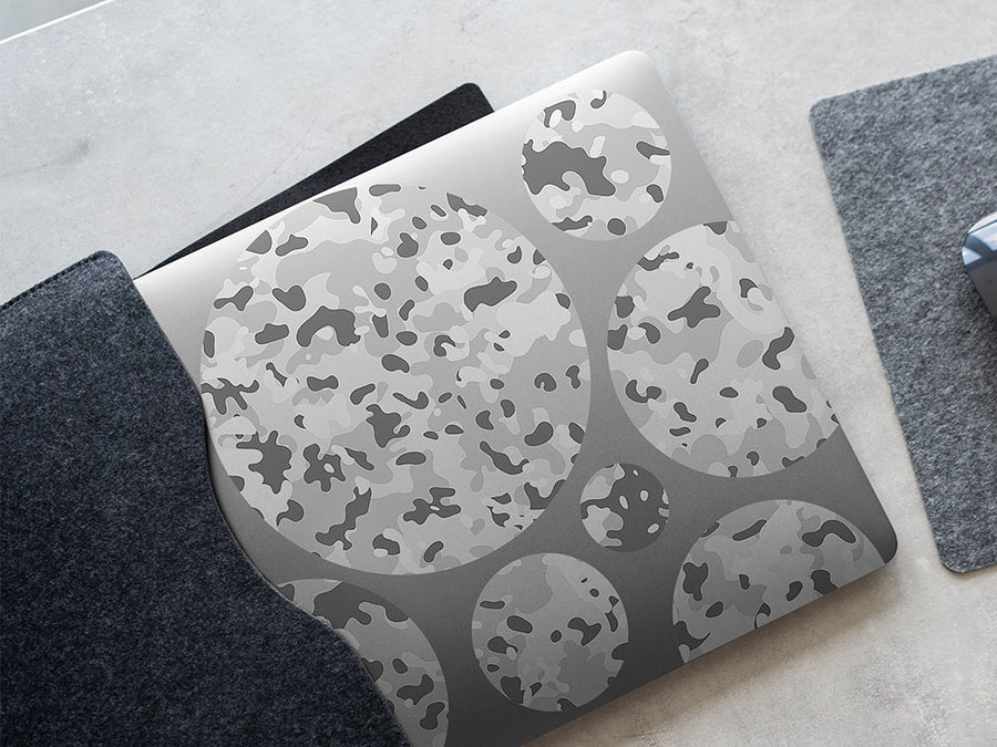 pewter salt camouflage DIY Laptop Stickers