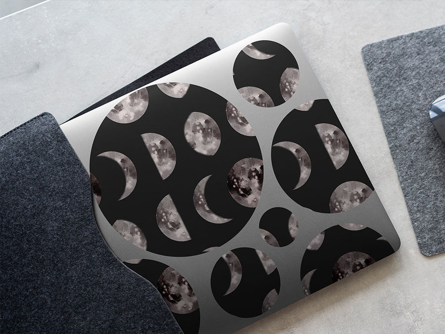 phasing moons astrology DIY Laptop Stickers